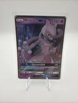 Mewtwo GX 31/68 Ultra Rare Battle Academy Mewtwo Stamp Pokemon TCG - Image 1