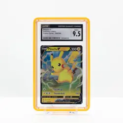 Pokemon Pikachu V #086 2021 Fusion Strike - CGC 9.5 - Image 1