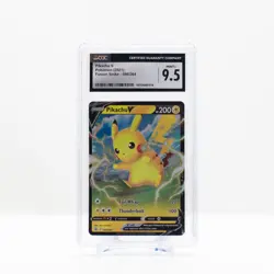 Pokemon Pikachu V #086 2021 Fusion Strike - CGC 9.5 - Image 3