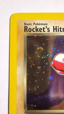 Pokemon TCG: Gym Heroes Unlimited Rocket's Hitmonchan 11/132 Holo Rare - Swirl - Image 3