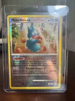 Munchlax 70/111 Reverse Holo, Rising Rivals, MP, Pokemon TCG - Image 1