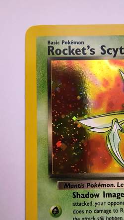 Pokemon TCG Rocket’s Scyther Holo Gym Heroes 13/132 Unlimited LP - SWIRL - Image 3