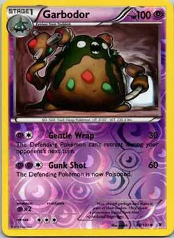 Garbodor 49/101 Noble Victories NM Reverse Holo Pokemon TCG - Image 1