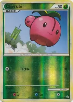 1x Cherubi - 47/95 - Common - Reverse Holo NM-Mint Pokemon HGSS - Unleashed - Image 1