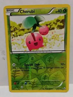 POKEMON CHERUBI 4/113 LEGENDARY TREASURES REVERSE HOLO LIGHT PLAYED - Image 2
