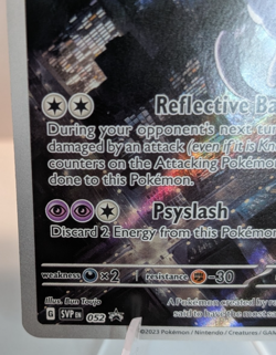 Pokemon 2023 TCG SV 151 Mewtwo Illustration Rare Promo #52 NM/M Condition - Image 5