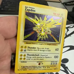1999 Zapdos Pokemon TCG Base Set Holo 16/102 MP - Image 5