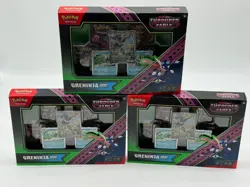 Lot of (3) Pokemon TCG Greninja ex Special Illustration Collection Boxes Sealed - Image 1
