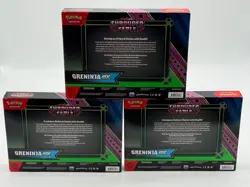 Lot of (3) Pokemon TCG Greninja ex Special Illustration Collection Boxes Sealed - Image 2