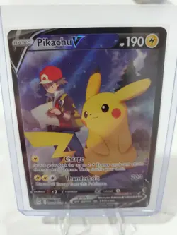 Pikachu V TG16/TG30 Swsh11: Lost Origin Trainer Gallery Holo NM Pokemon TCG - Image 3