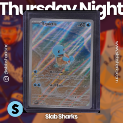 2023 POKEMON SCARLET & VIOLET 151 MEW EN #170/165 SQUIRTLE ILLUSTRATION RARE - Image 1