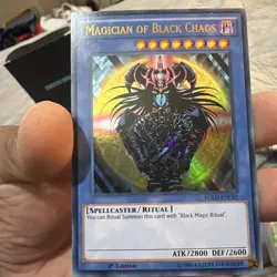 Yu-Gi-Oh! TCG Magician of Black Chaos YGLD-ENC01 1st Edition Ultra Rare NM - Image 3