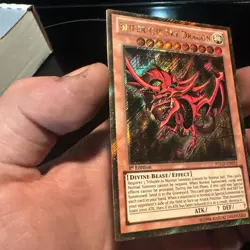 Slifer the Sky Dragon PGLD-EN032 Premium Gold 1st Edition - Image 2