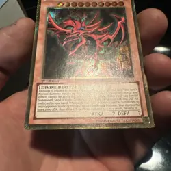 Slifer the Sky Dragon PGLD-EN032 Premium Gold 1st Edition - Image 3