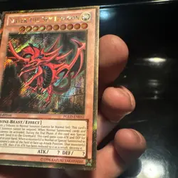 Slifer the Sky Dragon PGLD-EN032 Premium Gold 1st Edition - Image 5