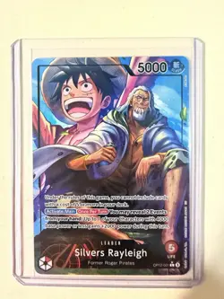 Silvers Rayleigh (Alternate Art) OP12-001 Legacy of the Master Foil - Image 1