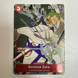Roronoa Zoro - OP01-025 - 1st Anniversary Edition One Piece TCG English (NM/M) - Image 1