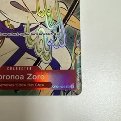 Roronoa Zoro - OP01-025 - 1st Anniversary Edition One Piece TCG English (NM/M) - Image 3