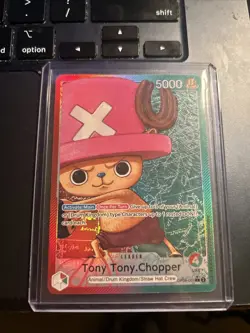 One Piece CCG Tony Tony Chopper Alt Art Leader OP08-001 - Image 1
