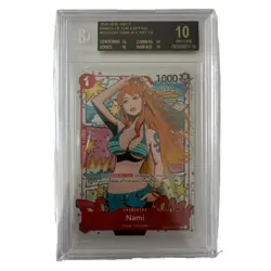 Black Label BGS 10 Pristine One Piece English Nami ST01 007 Wings Captain !!! - Image 1