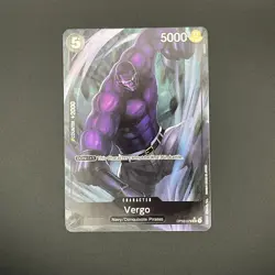Vergo (Full Art) Alternate Art OP03-079 Prb-01 Nm English Foil One Piece TCG - Image 1