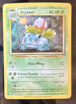 Pokemon Ivysaur 002/034 Trading Card Game Classic Holo 2023 Classic Collection - Image 1