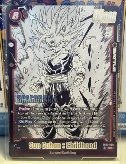 Dragon Ball Fusion World Manga Booster 02 SR Card - Som Gohan (SB02-008) - Image 1
