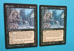 Magic the Gathering MTG The Dark RAG MAN X 2 (VLP/EX & LP/EX) R 1994 Nice! - Image 2