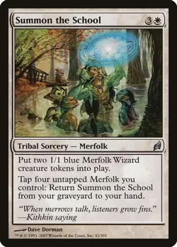 Summon the School Lorwyn MTG NM - Image 1
