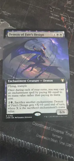 MTG Demon of Fate's Design (Extended Art) - Image 1