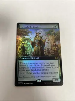 Formidable Speaker Extended Art Foil Lorwyn Eclipsed Card #0366 MTG LP - Image 1