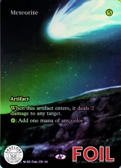 MTG Meteorite (Borderless) (54) | NM Foil | Avatar: Eternal-Legal (TLE) - Image 1