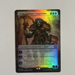 MTG - Ajani, Outland Chaperone - FOIL Borderless Mythic 284 Lorwyn Eclipsed - NM - Image 2