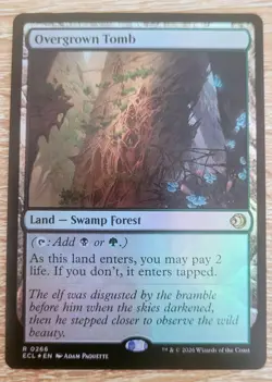 Overgrown Tomb - FOIL - MTG Lorwyn Eclipsed Magic - NM/M R 0266 - Image 1