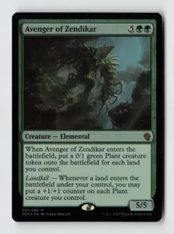 Avenger of Zendikar *FOIL* M Duel Decks: Zendikar vs. Eldrazi DDP 1 MP - Image 1
