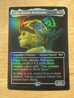Toby, Beastie Befriender (Showcase) #356 (Foil) (NM) Duskmourn DSK Magic MTG - Image 1