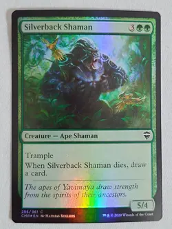 Silverback Shaman #255 Commander Legends Foil Magic the Gathering - Image 1