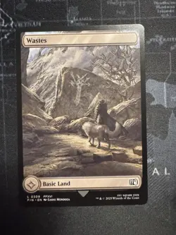 MTG Final Fantasy FULL ART L Wastes #0309 - Image 1