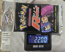 Factory Sealed Pokemon Booster Pack Team Rocket JessieJames Long WOTC 19 G1N - Image 1