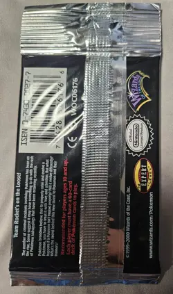 Factory Sealed Pokemon Booster Pack Team Rocket JessieJames Long WOTC 19 G1N - Image 3