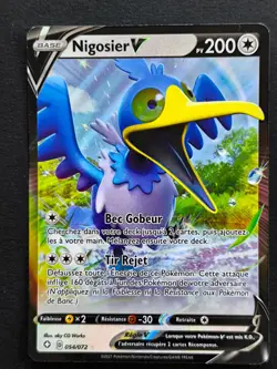 Carte Pokemon Nigosier V 054/072 EB4.5 Destinees Radieuses FR Epee Bouclier - Image 2