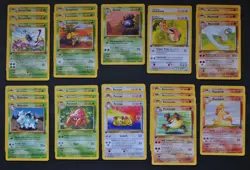 Jungle 1st Edition Lot - 116 Uncommons & Commons - NM - Pokemon 1999 TCG WOTC - Image 2