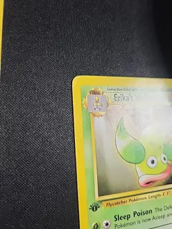 Pokemon TCG Erika's Weepinbell 49/132 1st Edition Gym Heroes Uncommon LP - Image 2