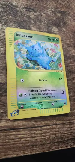 Pokemon Bulbasaur Card 94/165 Expedition Base Set Reverse Holo - Image 3