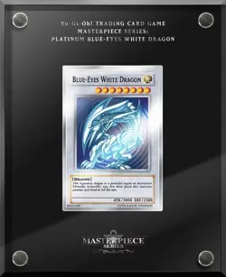 Yu-Gi-Oh TCG Masterpiece Series - Platinum Blue-Eyes White Dragon #0778 US /1000 - Image 1
