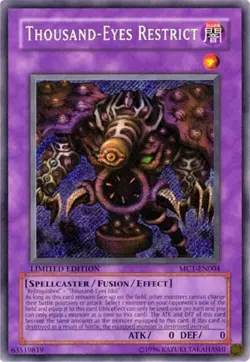 1x Thousand-Eyes Restrict | MC1-EN004 | SCR | Limited | NM | YuGiOh - Image 1