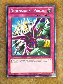 Yugioh Dimensional Prison SDCR-EN033 Common NM - Image 1