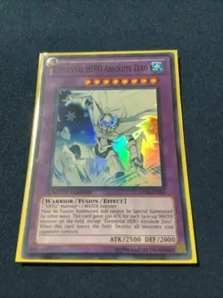Yu-Gi-Oh! Elemental HERO Absolute Zero GENF-ENSE1 Super Rare NM - Image 2
