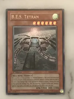 Yu-Gi-Oh! “B.E.S. TETRAN” Ultimate Rare 1st Ed EEN-EN017 Ex-NM - Image 1