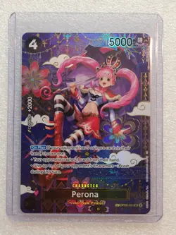 Perona OP06-093 OP14 SP Alternate Art Azure Sea's Seven One Piece English NM - Image 1